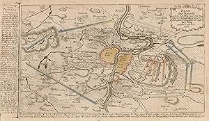 Bild des Verkufers fr Plan der Bataille welche d. 6. Mai .1757". zum Verkauf von Antiquariat Clemens Paulusch GmbH