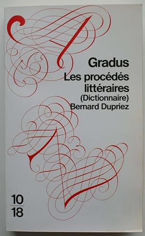 Image du vendeur pour Gradus - Les procds littraires (Dictionnaire) mis en vente par Aberbroc