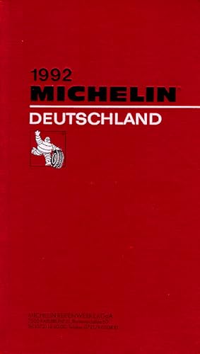 Bild des Verkufers fr Germany, 1982 (Michelin Red Hotel & Restaurant Guides) zum Verkauf von Die Buchgeister