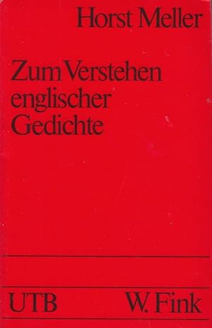 Immagine del venditore per Zum Verstehen englischer Gedichte. (Literaturstudium 2) venduto da Die Buchgeister