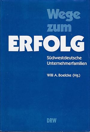 Seller image for Wege zum Erfolg for sale by Die Buchgeister