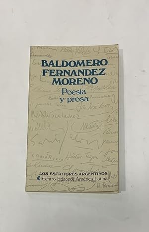 Imagen del vendedor de Poesa y prosa. a la venta por ARREBATO LIBROS