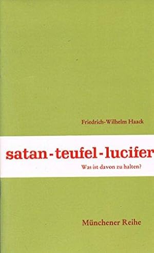 Bild des Verkufers fr Satan Teufel Lucifer zum Verkauf von Die Buchgeister