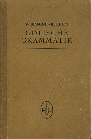 Imagen del vendedor de Gotische Grammatik a la venta por Die Buchgeister