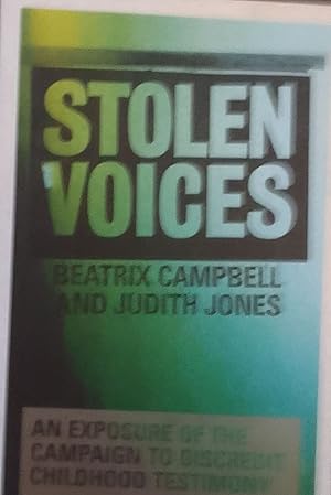 Imagen del vendedor de Stolen Voices: The People and Politics Behind the Campaign to Discredit Childhood Testimony a la venta por Hebden Books