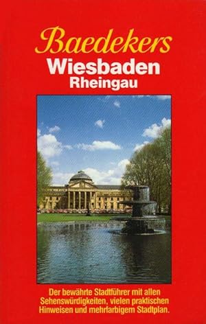 Bild des Verkufers fr Baedeker Stadtfhrer Wiesbaden Rheingau zum Verkauf von Die Buchgeister