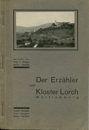 Bild des Verkufers fr Der Erzhler vom Kloster Lorch (Wrttemberg)] zum Verkauf von Die Buchgeister