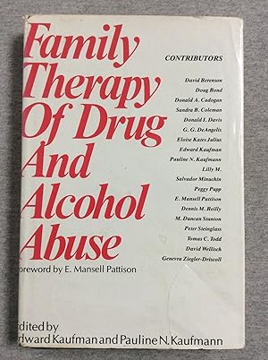 Imagen del vendedor de Family Therapy Of Drug And Alcohol Abuse a la venta por Book Nook