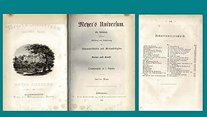 Meyer's Universum. Ein Volksbuch, enthaltend Abbildungen und Beschreibungen des Sehenswertesthen ...