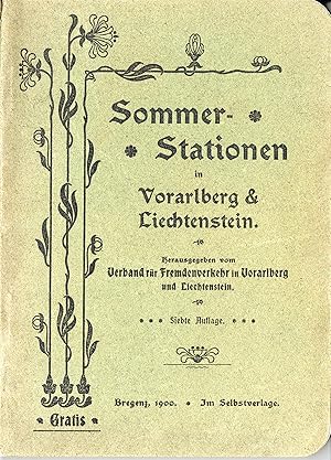 Sommerstationen in Vorarlberg und Liechtenstein (1900)