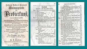 Johann Andrea Cramers Anfangsgrunde der Probierkunst, in zweyen Theilen abgefasset, von welchen d...