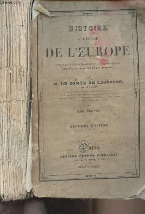 Bild des Verkufers fr Histoire gnrale de l'Europe depuis les dernires annes du cinquime sicle jusque vers le milieu du dix-huitime - Tome 16 (seconde dition) zum Verkauf von Le-Livre