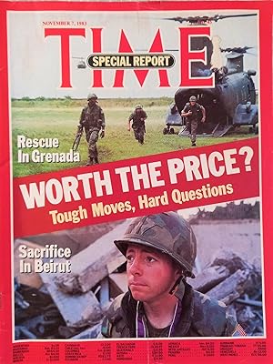 Time Magazine November 7 1983, Special Report: Rescue in Grenada, Sacrifice in Beirut
