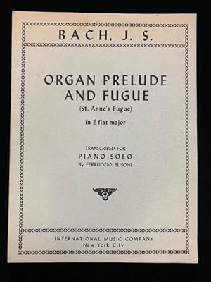 Bach, J. S. Organ Prelude And Fugue (St. Anne's Fugue) in E Flat Major - Piano Solo