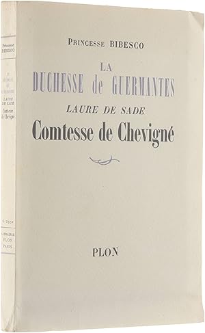 Imagen del vendedor de La duchesse de Guermantes: Laure de Sade, comtesse de Chevign. a la venta por Untje.com