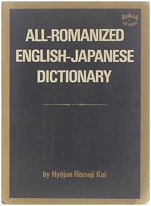 Imagen del vendedor de All-romanized English-Japanese Dictionary a la venta por Untje.com