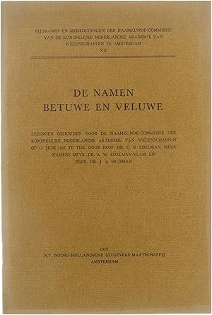 Imagen del vendedor de De Namen Betuwe en Veluwe a la venta por Untje.com
