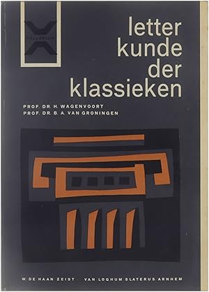 Image du vendeur pour De letterkunde der klassieken mis en vente par Untje.com