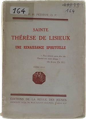 Seller image for Sainte Thrse de Lisieux, une renaissance spirituelle for sale by Untje.com