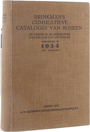 Seller image for Brinkman's cumulatieve catalogus van boeken. 1954 for sale by Untje.com