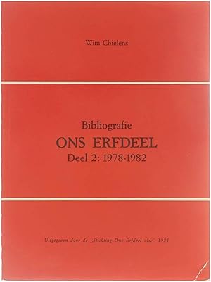Bild des Verkufers fr Bibliografie "Ons Erfdeel" / Dl. 2, 1978-1982 zum Verkauf von Untje.com