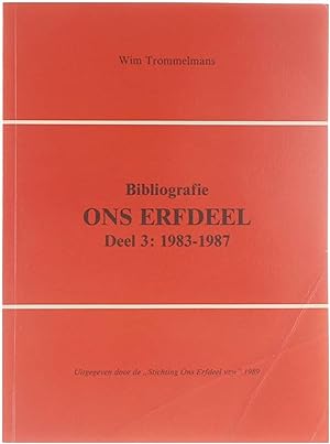 Bild des Verkufers fr Bibliografie Ons Erfdeel / Dl. 3, 1983-1987 zum Verkauf von Untje.com