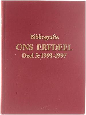 Bild des Verkufers fr Bibliografie Ons Erfdeel Deel 5: 1993-1997 zum Verkauf von Untje.com