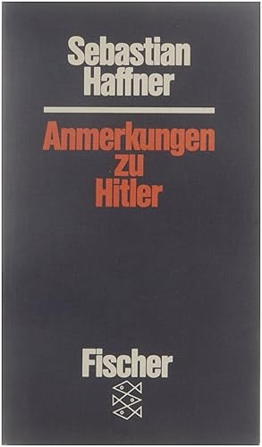 Seller image for Anmerkungen zu Hitler for sale by Untje.com