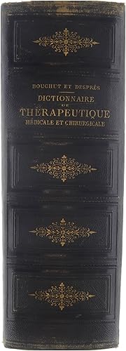 Seller image for Dictionnaire de thrapeutique mdicale et chirurgicale for sale by Untje.com