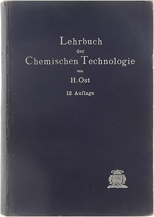 Image du vendeur pour Lehrbuch der chemischen Technologie mis en vente par Untje.com