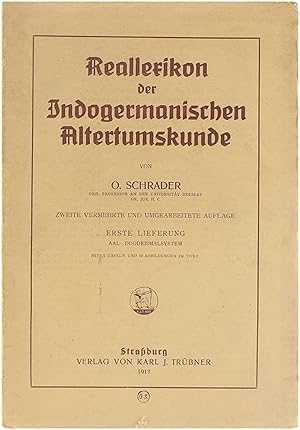 Bild des Verkufers fr Reallexikon der indogermanischen Altertumskunde. Bd. 1, Aal - Duodezimalsystem zum Verkauf von Untje.com