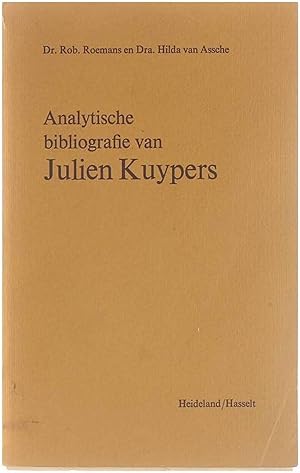 Immagine del venditore per Analytische bibliografie van Julien Kuypers venduto da Untje.com