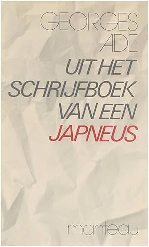 Image du vendeur pour Uit het schrijfboek van een japneus : essays mis en vente par Untje.com