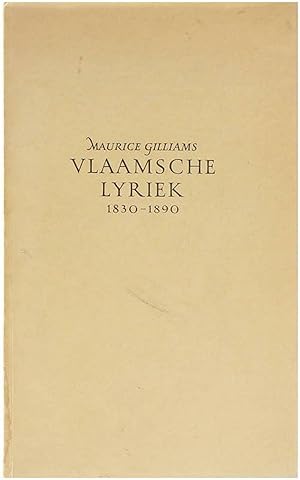 Image du vendeur pour Vlaamsche Lyriek 1830-1890 mis en vente par Untje.com