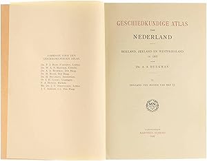 Bild des Verkufers fr Geschiedkundige Atlas van Nederland : Holland, Zeeland en Westfriesland (Deel II: Holland ten Zuiden van het Ij) zum Verkauf von Untje.com