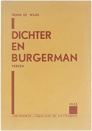 Image du vendeur pour Dichter en burgerman mis en vente par Untje.com