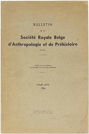 Image du vendeur pour Socit royale belge d'anthropologie et de prhistoire tome LXVII mis en vente par Untje.com
