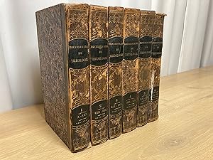 Bild des Verkufers fr Dictionnaire de thologie, 6 volumes zum Verkauf von Untje.com