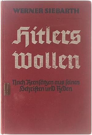 Immagine del venditore per Hitlers Wollen venduto da Untje.com