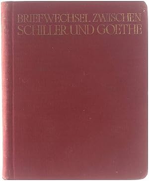 Seller image for Briefwechsel zwischen Schiller und Goethe for sale by Untje.com