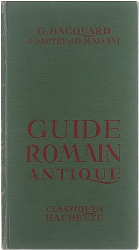 Bild des Verkufers fr Guide Romain antique zum Verkauf von Untje.com