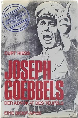 Bild des Verkufers fr Joseph Goebbels zum Verkauf von Untje.com