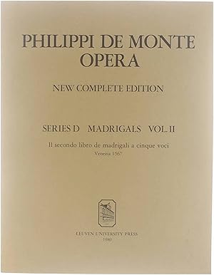 Bild des Verkufers fr Opera / [4],2=Ser. D : Madrigals. Vol. 2 Il secondo libro de madrigali a cinque voci, Venezia, Antonio Gardano 1567. zum Verkauf von Untje.com