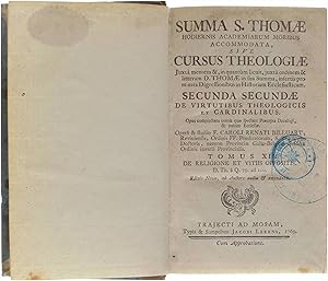 Imagen del vendedor de Summa S. Thomae - Tertia Pars de incarnatione et sacramentis - Tomus XVIII : Tractatus de Sacramento Poenitentia a la venta por Untje.com