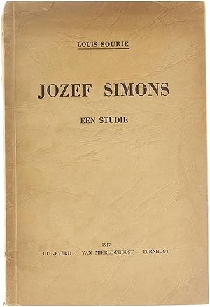 Image du vendeur pour Jozef Simons - een studie mis en vente par Untje.com