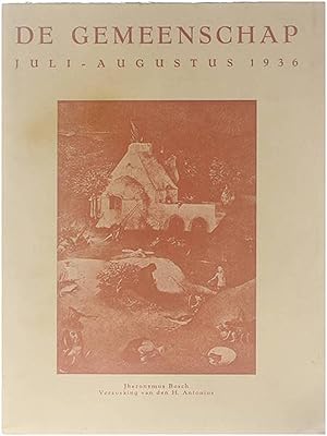 Imagen del vendedor de De Gemeenschap Juli-Augustus 1936 a la venta por Untje.com