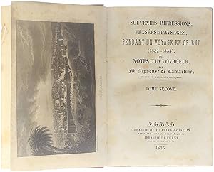 Seller image for Souvenirs, impressions, penses et paysages, pendant un voyage en Orient (1832-1833). Notes d'une voyageur (Tome second) for sale by Untje.com