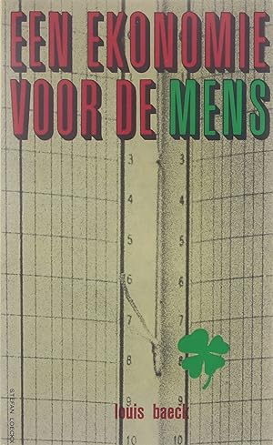 Bild des Verkufers fr Horizonreeks, nr. 26-1974-2.: Een ekonomie voor de mens zum Verkauf von Untje.com