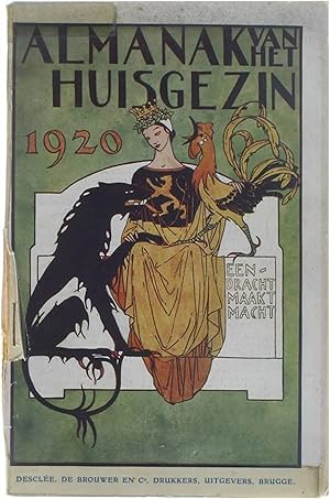 Bild des Verkufers fr Almanak van het huisgezin 1920 zum Verkauf von Untje.com