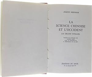 Immagine del venditore per La science Chinoise et l'Occident (Le Grand Titrage) venduto da Untje.com